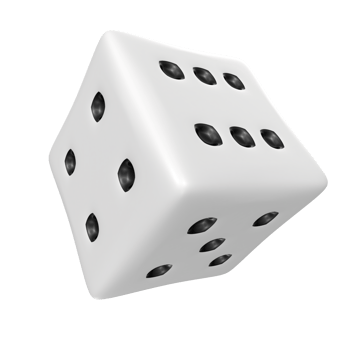 Dice isolated on transparent png