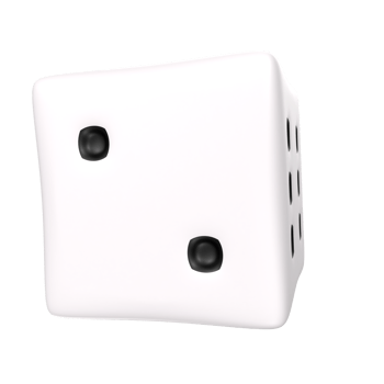 Dice isolated on transparent png