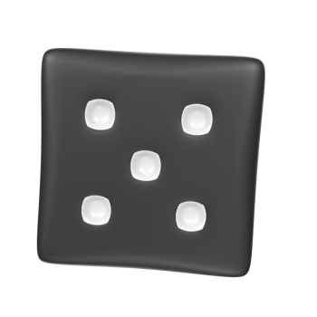 Dice isolated on transparent png