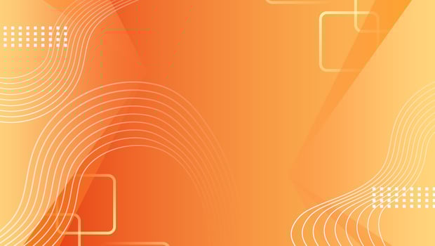Abstract background template with orange and yellow gradient texture. vector