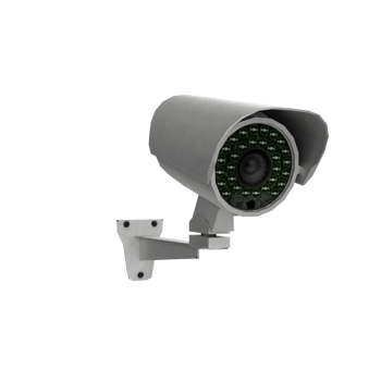security camera isolated on transparent png
