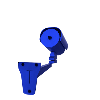 security camera isolated on transparent png