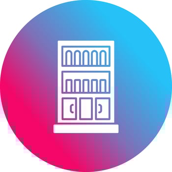 Book Shelf Vector Icon