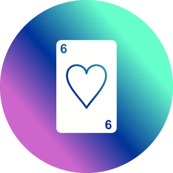Hearts Card Vector Icon