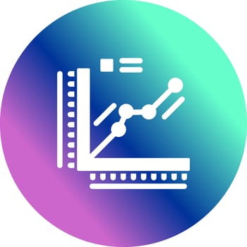 Graph Vector Icon