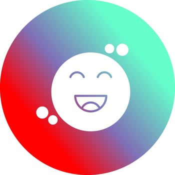 Happiness Vector Icon