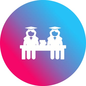 Unique Combined Study Vector Icon