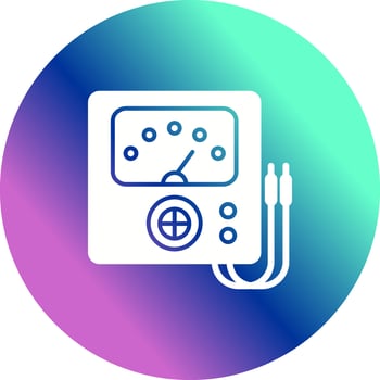 Voltmeter Vector Icon