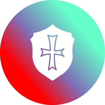 Unique Sheild Vector Icon