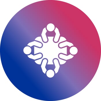 Staff Meeting Vector Icon