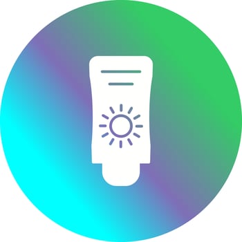 Sun Cream Vector Icon