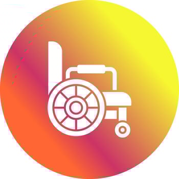 Wheelchair Vector Icon