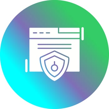 Web Security Vector Icon