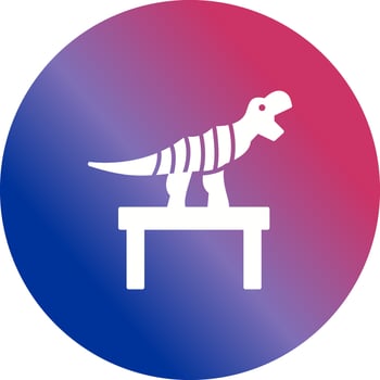 Bones Exhibit Vector Icon