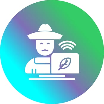 Farmer Vector Icon