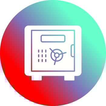 Safe Box Vector Icon