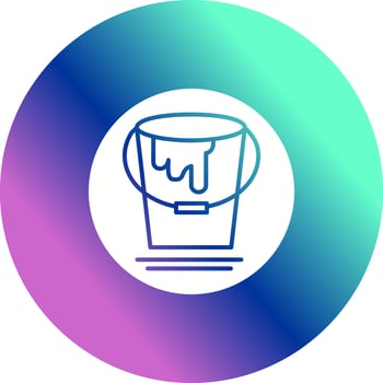 Paint Bucket Vector Icon