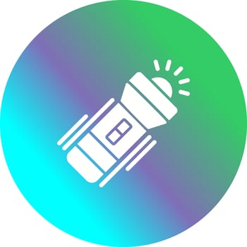 Flashlight Vector Icon