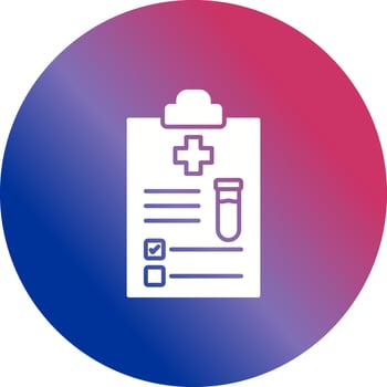 Medical Report Vector Icon