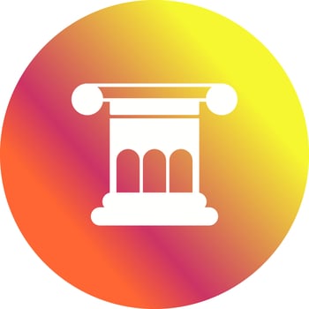 Roman Law Vector Icon