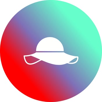 Woman Hat Vector Icon