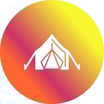 Tent Vector Icon