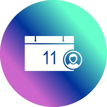 Unique Event Management Vector Icon