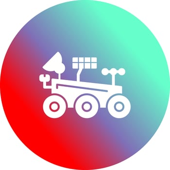 Mars Rover Vector Icon
