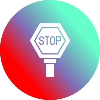 Stop Sign Vector Icon