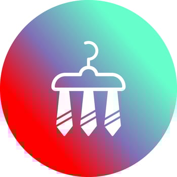 Three Ties Vector Icon