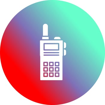 Walkie Talkie Vector Icon