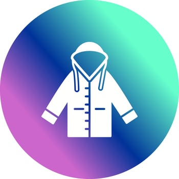 Raincoat Vector Icon