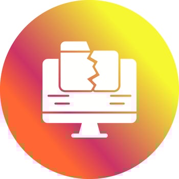 Data Loss Vector Icon