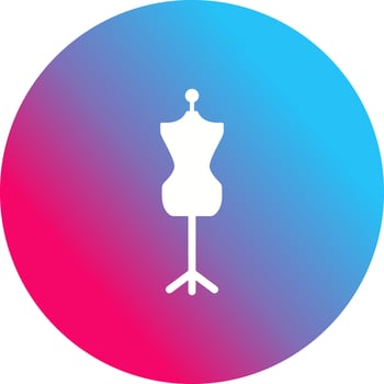Dress Holder Vector Icon