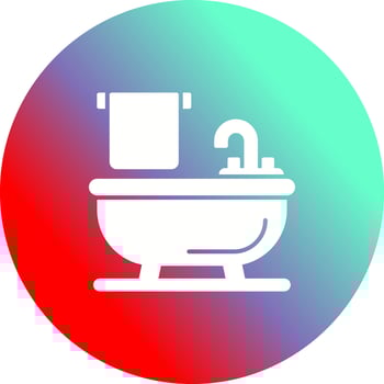 Bathtub Vector Icon