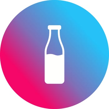 Milk Bottle Vector Icon