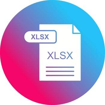 XLSX Vector Icon