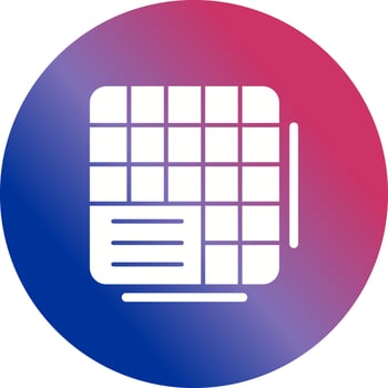 Table Data Vector Icon