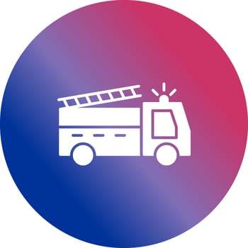 Unique Fire Truck Vector Icon