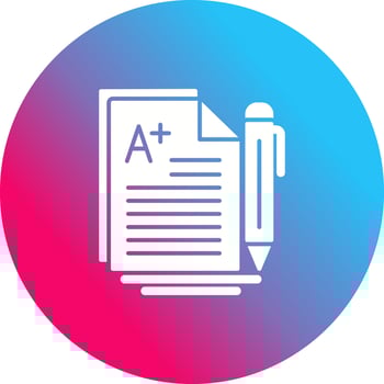 A Grade Vector Icon