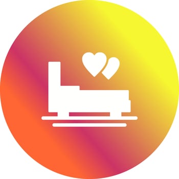 Honeymoon Vector Icon