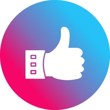 Unique Like Vector Icon