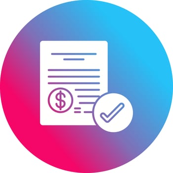 Paid Vector Icon