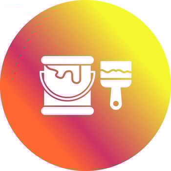 Paint Brush Unique Vector Icon