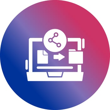 File Share Vector Icon