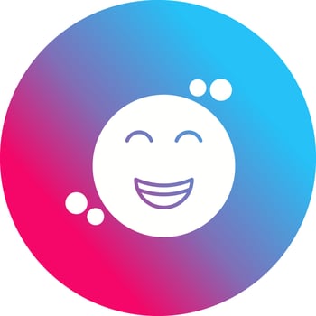 Happy Vector Icon