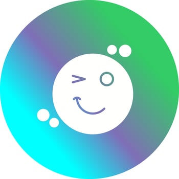 Wink Vector Icon