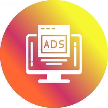Digital Advertising Vector Icon