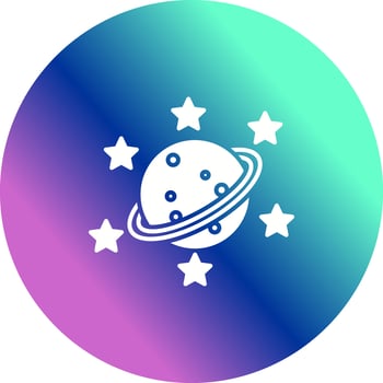 Saturn Vector Icon