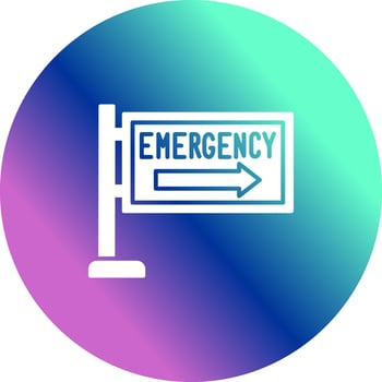 Emergency Sign Vector Icon